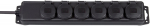 Brennenstuhl IP44 6x Gniazd black
