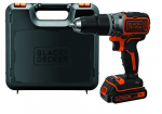 BLACK + DECKER cordless hammer BL188K, 18 Volt (black / orange, Li-ion battery pack 1.5Ah)