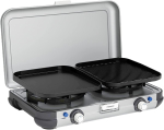 Campingaz Camping Kitchen 2 Grill & Go CV, gas cooker (grey/black, 2x 2kW, model 2023)