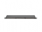 LANBERG PATCH PANEEL 24 PORT 0.5U CAT.5E FTP MUST