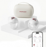 Momcozy M5 Breast pump with app control &ndash; Double set Red