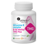 ALINESS Witamina B Complex B-50 Methyl TMG PLUS &ndash; dietary supplement &ndash; 100 capsules