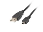 Cable USB 2.0 mini AM-BM5P 1.8M black