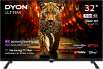 DYON Ultimax 32H-TI-W (80 cm (32 inches), black, WXGA, triple tuner, Smart TV, TIZEN OS)