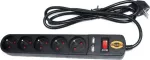 ORVALDI ORV-5 surge protection power strip 3m with USB charger