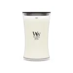 Scented Candle, Large WOODWICK White Teak 609.5 g, 1 piece