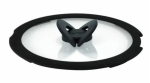 Tefal L9846753 pan lid Round Black, Transparent