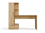 COSMO Oak Artisan Desk + Bookcase Set
