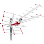 Maclean MCTV-855 Terrestrial TV DVB-T/T2 H.265 HEVC Antenna Combo UHF VHF Passive max 100dB&mu;V Filter Lte