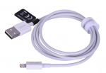 Baseus CALYS-A02 mobiiltelefonikaabel valge 1 m USB A Lightning