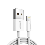 UGREEN NICKEL-PLATED LIGHTNING CABLE, 1 METRE, WHITE