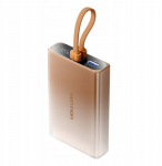 Powerbank Vention 10000 mAh USB-C + Lightning + USB-A 22,5 W z wyświetlaczem LED miedziany