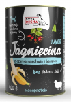 SYTA MICHA Junior Lamb musta porgandi ja banaaniga - m&auml;rg koeratoit - 400g