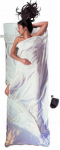 Cocoon TravelSheet Coupler Silk/Cotton Sleeping Bag Liner with Two-Way Zipper, Natural
