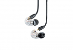 Shure AONIC 215 - k&otilde;rvasisesed k&otilde;rvaklapid &uuml;he anduri ja 3,5 mm kaabliga (l&auml;bipaistev)