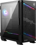 MSI MPG VELOX 100P AIRFLOW keskmise torniga m&auml;nguriarvuti korpus 'must, 3x 120mm ventilaatorit + 1x 120mm ARGB ventilaator, ARGB valgusriba, USB Type-C, 1x karastatud klaas, keskel, E-ATX, ATX, mATX, mini-ITX'