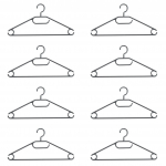 Beldray LA072684FEU7 Eco Recycled Hangers Black
