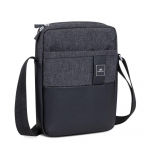 TABLET CASE CROSSBODY 11"/8811 BLACK MELANGE RIVACASE