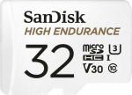SanDisk 32GB microSD High Endurance SDHC SDK, memory card (white, UHS-I (U3), Class 10, V30)