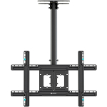 ONKRON Ceiling mount for TV 32"-80" max 68 kg, tilt-swivel, black