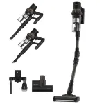 Taurus Homeland X9 Pro Pet & Car Cordless Stick Vacuum Cleaner Battery-powered Dry HEPA Bagless 0.7 l 615 W Black, Brown 2.5 Ah