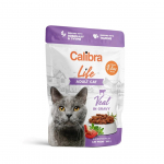 CALIBRA Cat Life t&auml;iskasvanud vasikaliha kastmes - m&auml;rg kassitoit - 85g