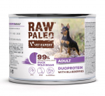 RAW PALEO Duoprotein Duck & Boar Adult - m&auml;rg koeratoit - 200g