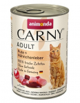 ANIMONDA Cat Carny t&auml;iskasvanud kalkuniliha ja kanamaksaga - m&auml;rg kassitoit - 400 g