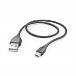 Hama 00173610 laadimis-/andmesidekaabel, Micro-USB 1,4 m must