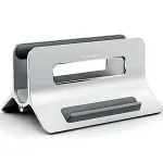 Gravity holder stand for MacBook silver