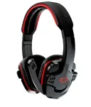 HEADPHONES WITH MICROPHONE FOR PLAYERS RAVEN RED