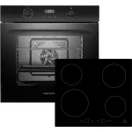 Respekta ASET7004295I Built-in Oven and Hob Set Black