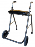 Two-Wheel Walking Aid with Seat RF-651/CZA REHAFUND, Black