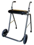 Two-Wheel Walking Aid with Seat RF-651/CZA REHAFUND, Black