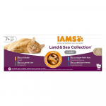 IAMS Senior Meat & Fish Mix in Jelly box &ndash; wet cat food &ndash; 48x85g