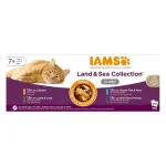 IAMS Senior Meat & Fish Mix in Jelly box &ndash; wet cat food &ndash; 48x85g
