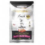 EUPHORIA Fresh Junior kalkuni- ja k&uuml;&uuml;likulihaga kuivtoit XS/S koerale 50g