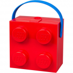 Room Copenhagen LEGO Box with Handle, Storage Box (Red)