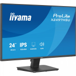 iiyama ProLite X2497HSU-B1, LED monitor - 23.8 - black (matte), FullHD, IPS, HDMI, DP, USB hub, speakers, 120Hz panel