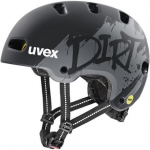UVEX Kid 4 Style MIPS kids&rsquo; cycling helmet, dirt black matt