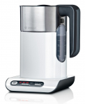 Bosch TWK8611P elektriline veekeetja 1,5 L 2400 W Antratsiit, Roostevaba teras, Valge