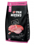 PAN MIĘSKO Vasikaliha ja vutiliha L kutsikas - kuiv koeratoit - 20kg