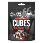 JOHN DOG Soft Bites kuubikud veiselihaga 95% - koeramaius - 120g