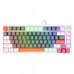 Savio ASTRAL WHITE JADE 3 COLOURS m&auml;nguklaviatuur USB QWERTY USA rahvusvaheline