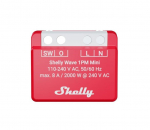 Shelly Wave 1PM Mini LR nutikas Z-Wave relee