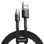 Baseus Cafule 2.4A 1m Micro USB kaabel (hall/must)