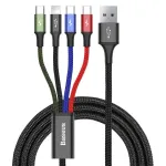 USB-kaabel Baseus Fast 4in1 2xUSB-C / Lightning / Micro 3.5A 1.2m (must)
