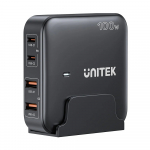 GaN network charger - Unitek P1229ABK01-EU | 100W 2x USB-C 2x USB-A