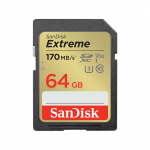 SanDisk Extreme 64 GB SDXC UHS-I klass 10