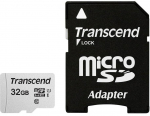 MEMORY MICRO SDHC 32GB W/ADAPT/C10 TS32GUSD300S-A TRANSCEND
